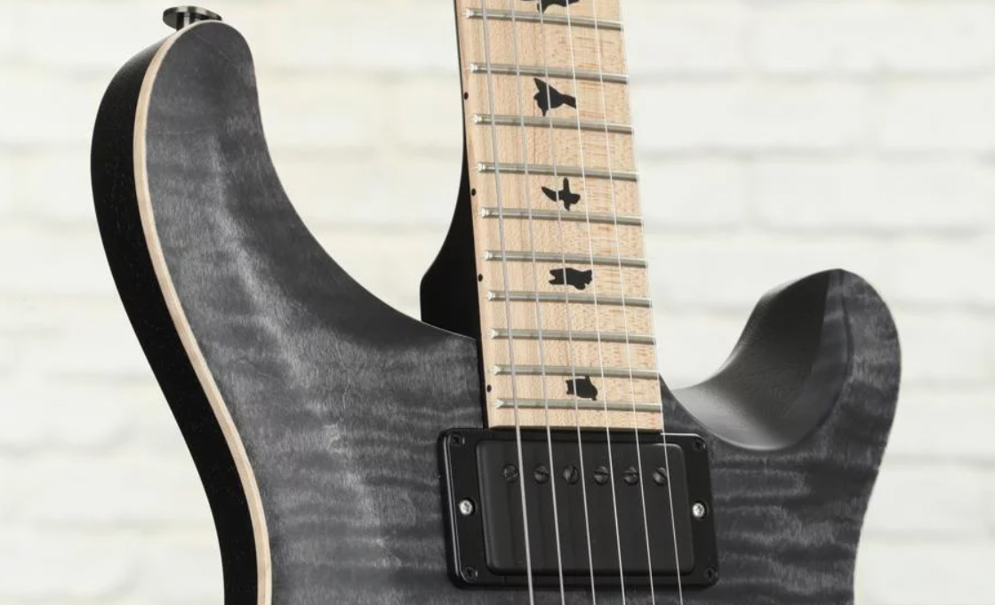 Prs Dustie Waring Dw Ce 24 Floyd Bolt-on Usa Signature 2h Fr Mn - Gray Black - Guitare Électrique Double Cut - Variation 2