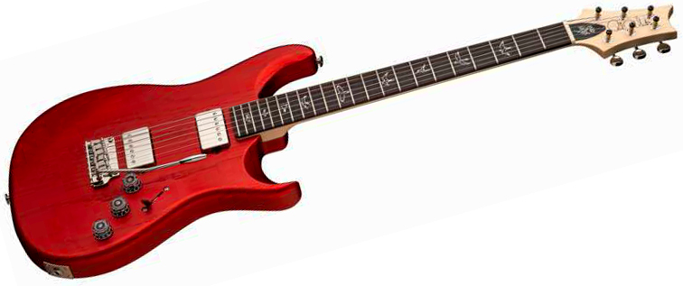 Prs Fiore Hh Satin Bolt-on Usa 2h Trem Rw - Red Apple Metallic - Guitare Électrique Double Cut - Variation 1
