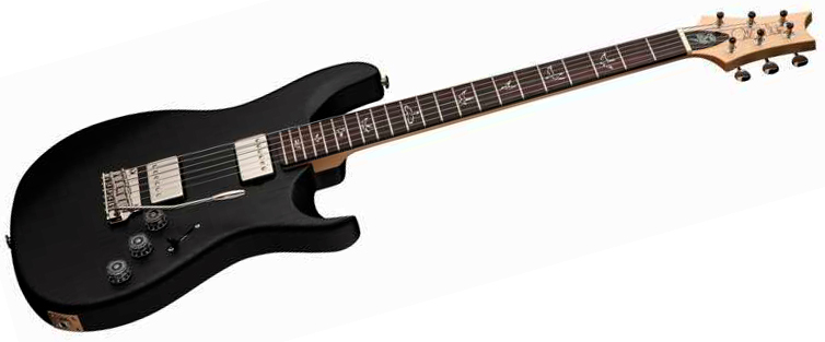 Prs Fiore Hh Satin Bolt-on Usa 2h Trem Rw - Black Hyacinth - Guitare Électrique Double Cut - Variation 2