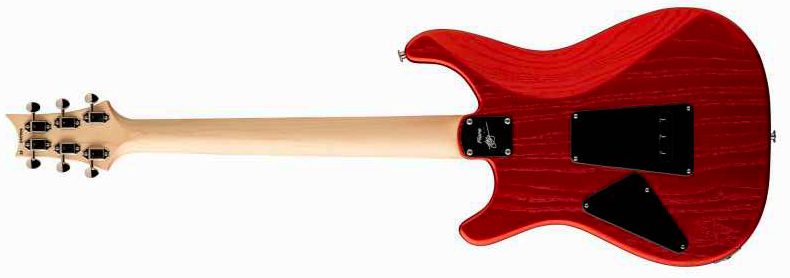 Prs Fiore Hh Satin Bolt-on Usa 2h Trem Rw - Red Apple Metallic - Guitare Électrique Double Cut - Variation 2