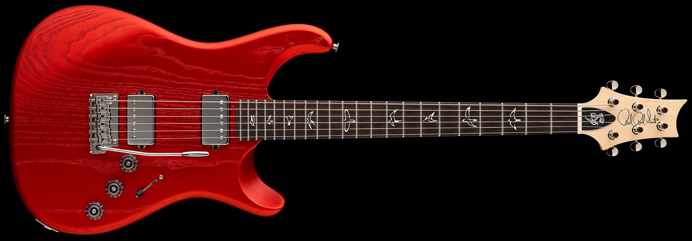 Prs Fiore Hh Satin Bolt-on Usa 2h Trem Rw - Red Apple Metallic - Guitare Électrique Double Cut - Variation 3
