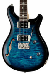 Guitare électrique double cut Prs USA Bolt-On CE 24 Semi-Hollow - Faded blue smokeburst