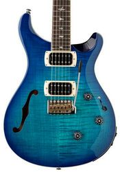 Guitare électrique 1/2 caisse Prs SE Custom 24 Semi-Hollow Piezo (Wing Tuners) - Lake Blue