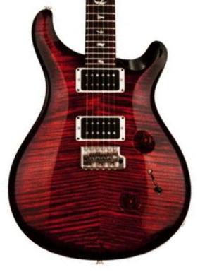 Guitare électrique solid body Prs USA Custom 24 - Fire red burst