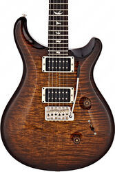 Guitare électrique double cut Prs USA Custom 24 - Black gold burst