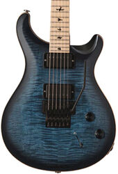 Guitare électrique double cut Prs USA Dustie Waring DW CE 24 Floyd - Faded blue smokeburst