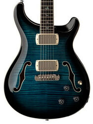 Guitare électrique 1/2 caisse Prs SE Hollowbody II Piezo (Wing Tuners) - Peacock Blue Burst