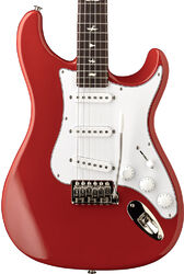 Guitare électrique forme str Prs USA John Mayer Silver Sky Defender Ltd - Portofino Red