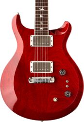 Guitare électrique double cut Prs USA S2 Mira 594 - Vintage cherry