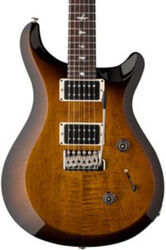Guitare électrique double cut Prs USA 10th Anniversary S2 Custom 24 - Black amber