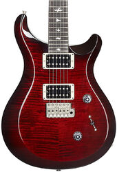 Guitare électrique double cut Prs USA S2 Custom 24 - Fire red burst