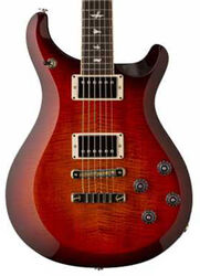 Guitare électrique double cut Prs USA S2 McCarty 594 - Dark cherry sunburst