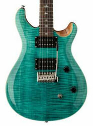 Guitare électrique double cut Prs SE CE24 - Turquoise