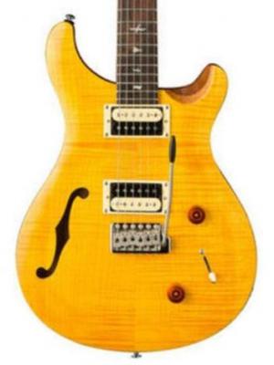 Guitare électrique solid body Prs SE Custom 22 Semi-Hollow 2021 - Santana yellow