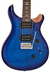 Guitare électrique double cut Prs SE Custom 24 - Faded blue