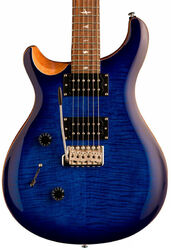 Guitare électrique gaucher Prs SE Custom 24 2021 LH - Faded blue burst