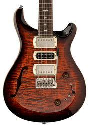 Guitare électrique 1/2 caisse Prs SE Special Semi-Hollow Piezo (Wing Tuners) - Orange Tiger Smokeburst