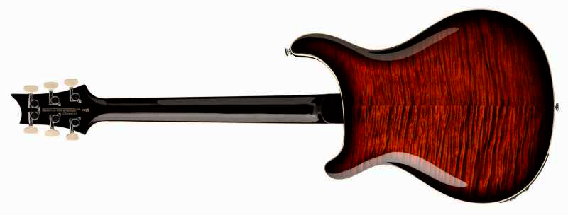 Prs Hollowbody Ii Piezo Se (wing Tuners) 2h Ht Eb - Orange Tiger Smokeburst - Guitare Électrique 1/2 Caisse - Variation 2