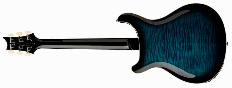 Prs Hollowbody Ii Piezo Se (wing Tuners) 2h Ht Eb - Peacock Blue Burst - Guitare Électrique 1/2 Caisse - Variation 2