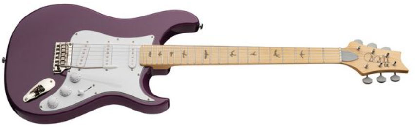 Prs John Mayer Se Silver Sky Maple Signature 3s Trem Mn - Summit Purple - Guitare Électrique Signature - Variation 1