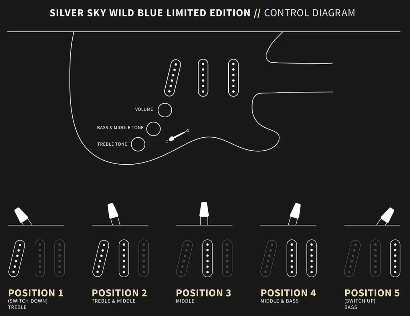 Prs John Mayer Silver Sky Bolt-on Usa Ltd Trem 3s Rw - Wild Blue Satin - Guitare Électrique Double Cut - Variation 6