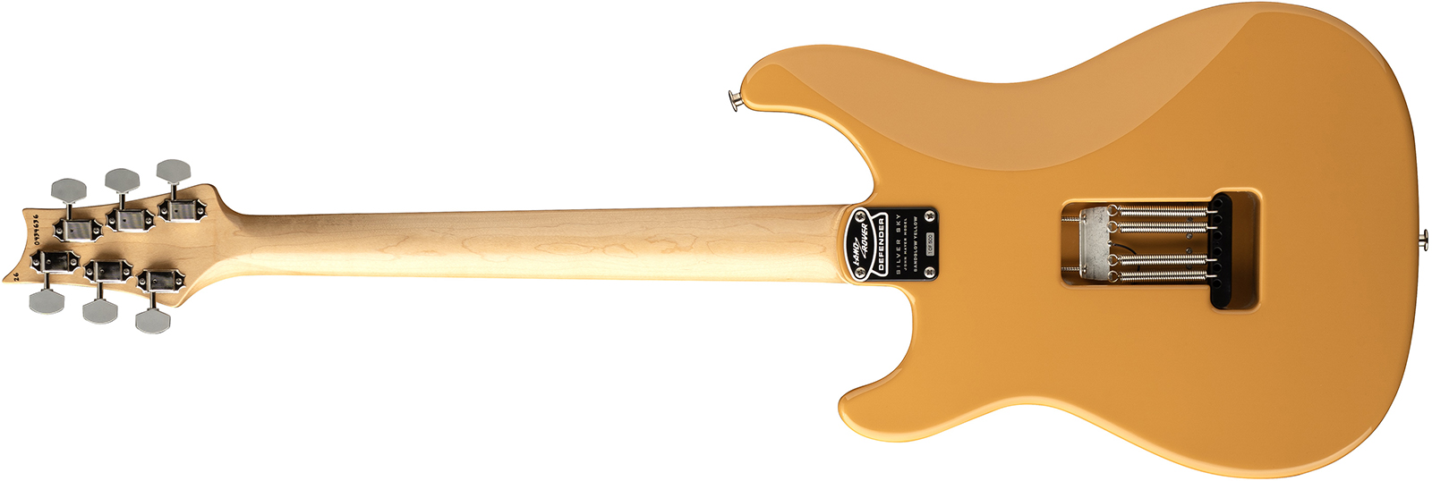 Prs John Mayer Silver Sky Defender Bolt-on Usa Ltd Trem 3s Rw - Sandglow Yellow - Guitare Électrique Forme Str - Variation 1