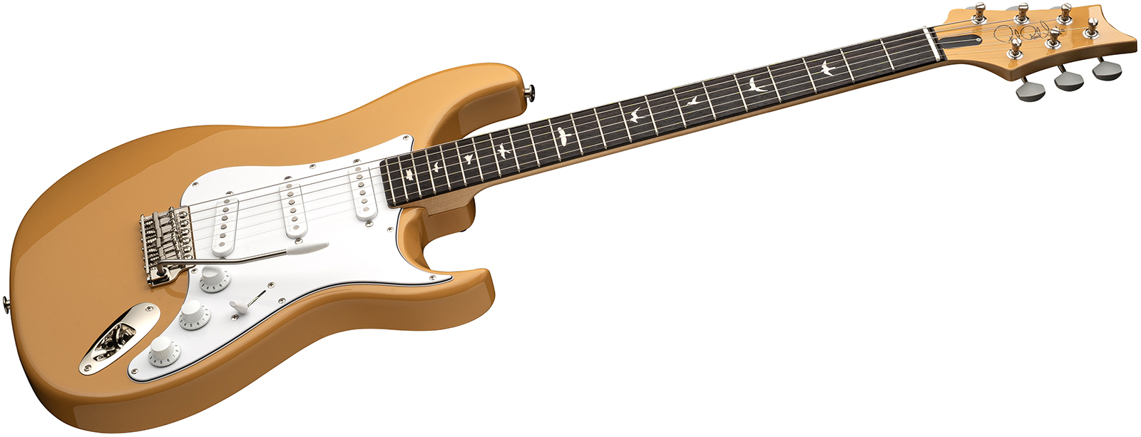 Prs John Mayer Silver Sky Defender Bolt-on Usa Ltd Trem 3s Rw - Sandglow Yellow - Guitare Électrique Forme Str - Variation 2