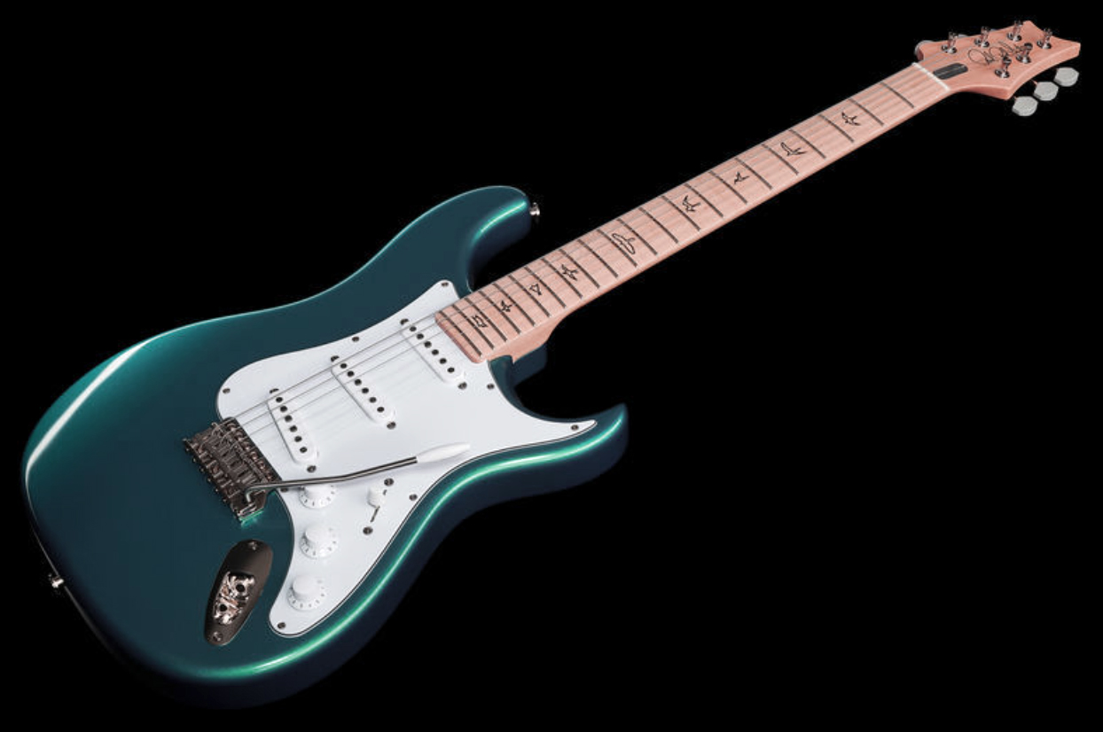 Prs John Mayer Silver Sky Ltd Usa Signature 3s Trem Mn +housse - Dodgem Blue - Guitare Électrique Forme Str - Variation 2