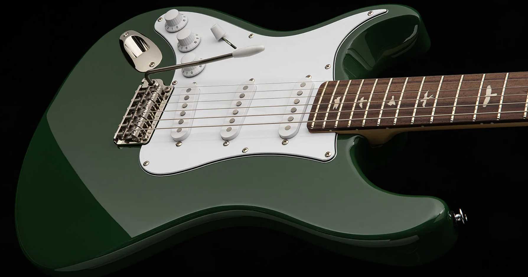 Prs John Mayer Silver Sky Rosewood Lh Se Signature Gaucher 3s Trem Rw - Lauren Green - Guitare Électrique Forme Str - Variation 1