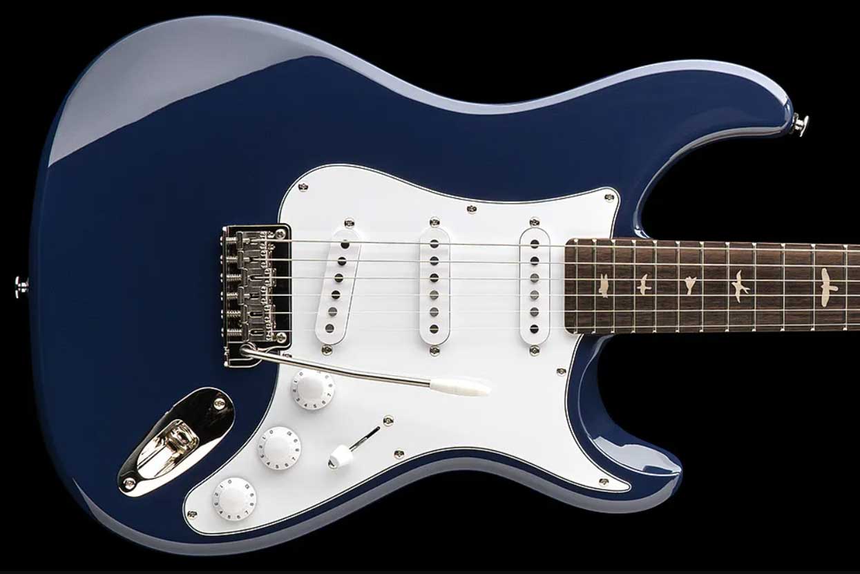 Prs John Mayer Silver Sky Rosewood Se Signature 3s Trem Rw - Trad Blue - Guitare Électrique Forme Str - Variation 1