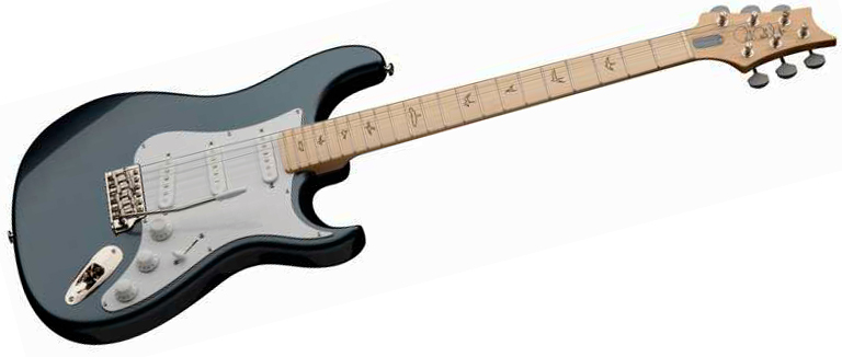 Prs John Mayer Silver Sky Usa Signature 3s Trem Mn - Venetian Blue - Guitare Électrique Forme Str - Variation 1