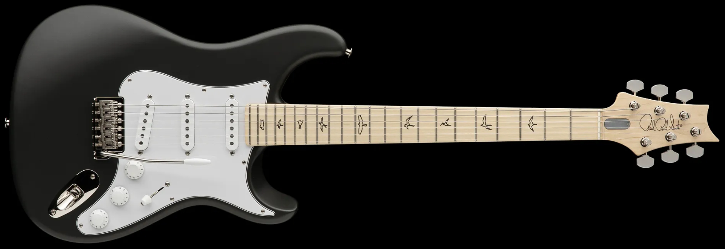 Prs John Mayer Silver Sky Usa Signature 3s Trem Mn - Faded Black Tee Satin - Guitare Électrique Forme Str - Variation 3