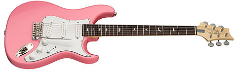 Prs John Mayer Silver Sky Usa Signature 3s Trem Rw - Sky Roxy Pink - Guitare Électrique Forme Str - Variation 1