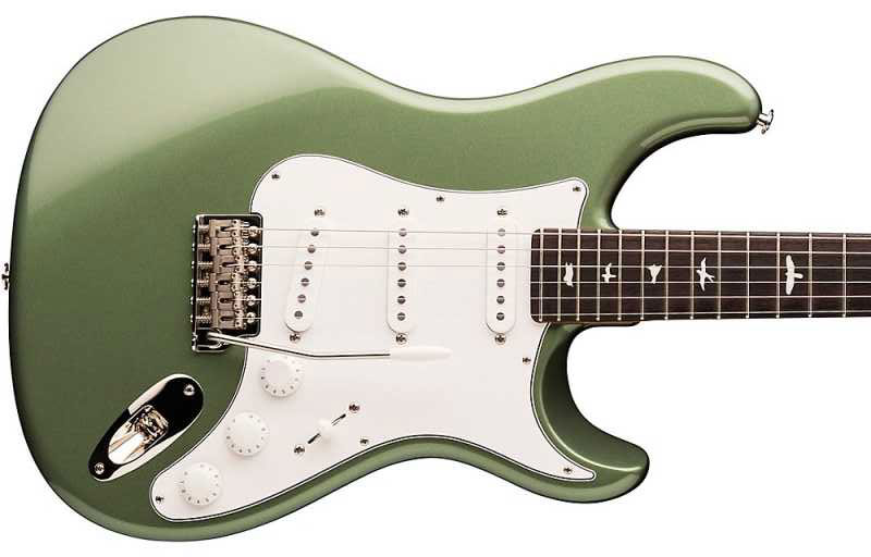 Prs John Mayer Silver Sky Usa Signature 3s Trem Rw - Orion Green - Guitare Électrique Forme Str - Variation 2
