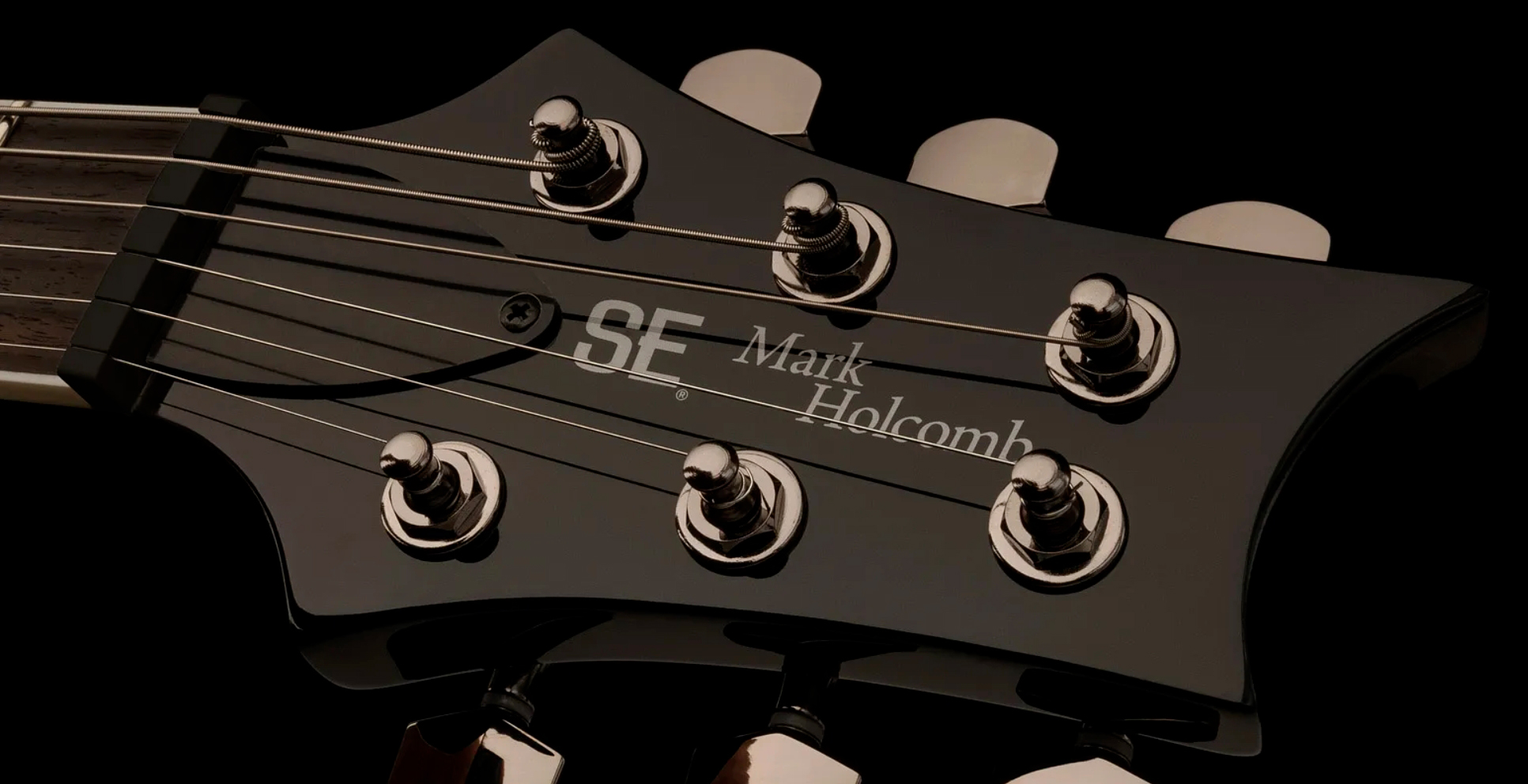 Prs Mark Holcomb Se Signature 2h Seymour Duncan Ht Eb - Holcomb Blue Burst - Guitare Électrique MÉtal - Variation 6