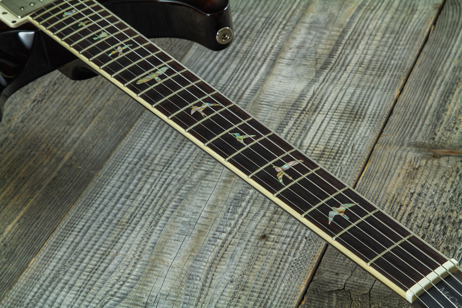 Prs Mccarty 594 Hand-signed Usa 2h Ht Rw #0377741 - Black Gold Wraparound Burst - Guitare Électrique Double Cut - Variation 5