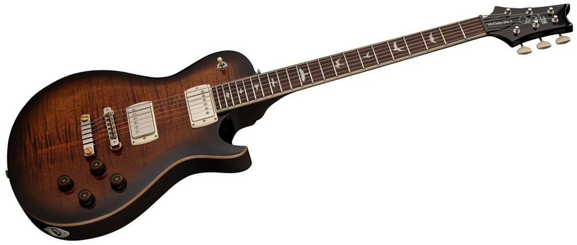 Prs Mccarty 594 Singlecut Se (wing Tuners) 2h Ht Rw - Black Gold Burst - Guitare Électrique Single Cut - Variation 6
