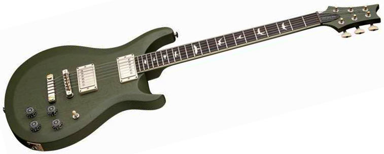 Prs Mccarty 594 Thinline S2 Usa 2h 58/15lt Ht Rw - Matcha Green Satin - Guitare Électrique Double Cut - Variation 1