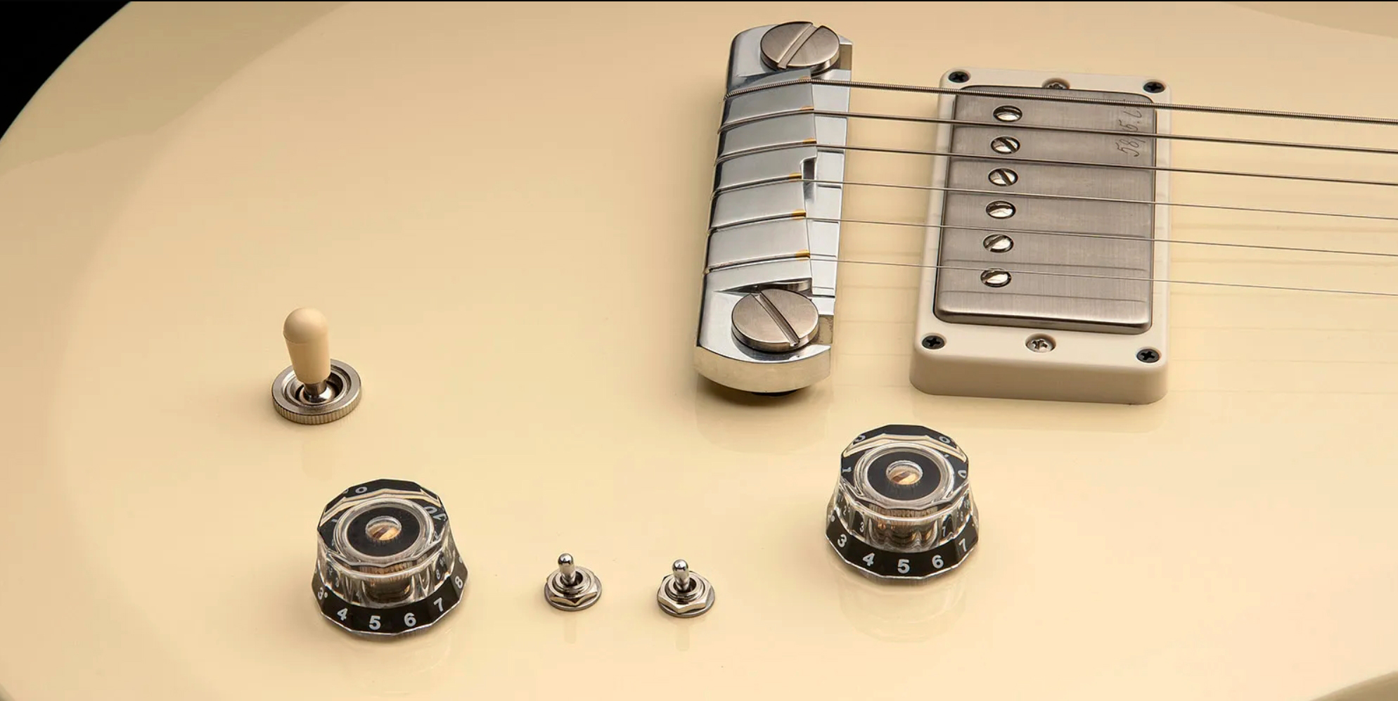 Prs Mira 594 S2 Usa 2h Ht Rw - Antique White - Guitare Électrique Double Cut - Variation 3