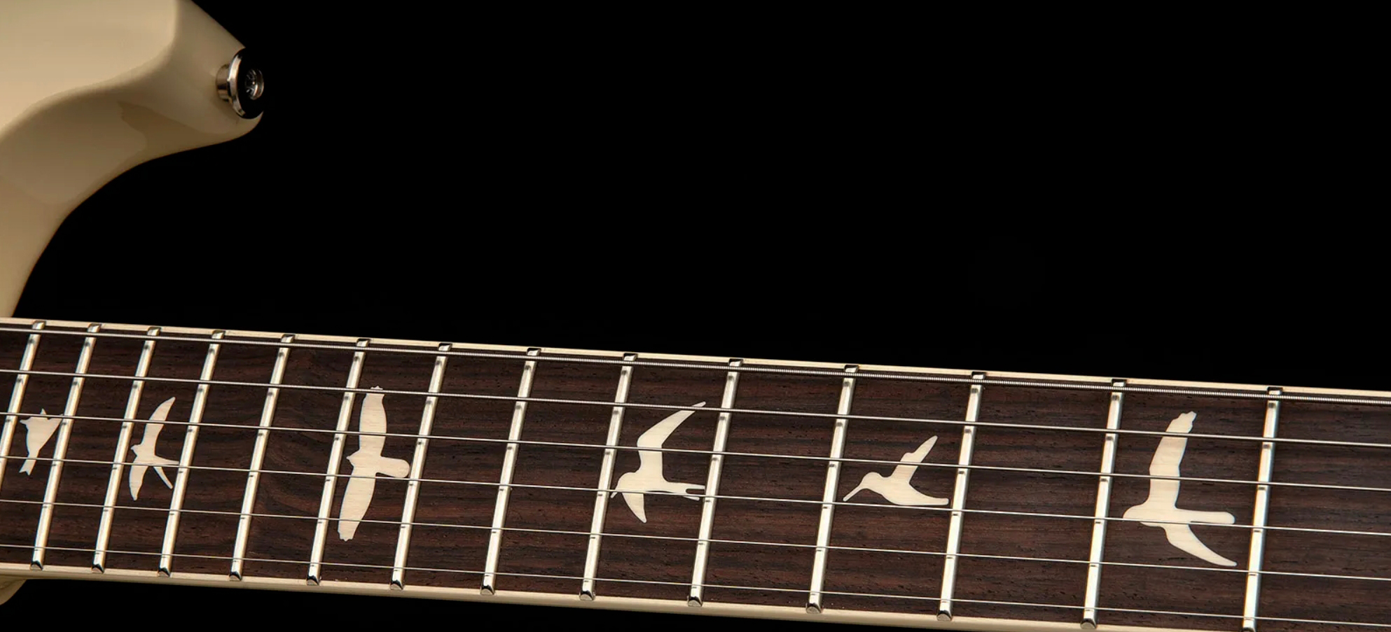 Prs Mira 594 S2 Usa 2h Ht Rw - Antique White - Guitare Électrique Double Cut - Variation 4