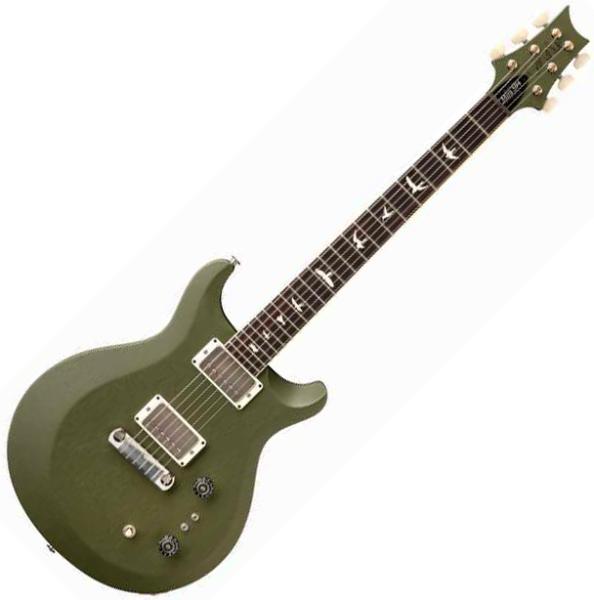 Prs USA S2 Mira 594 Satin - matcha green Double cut electric guitar