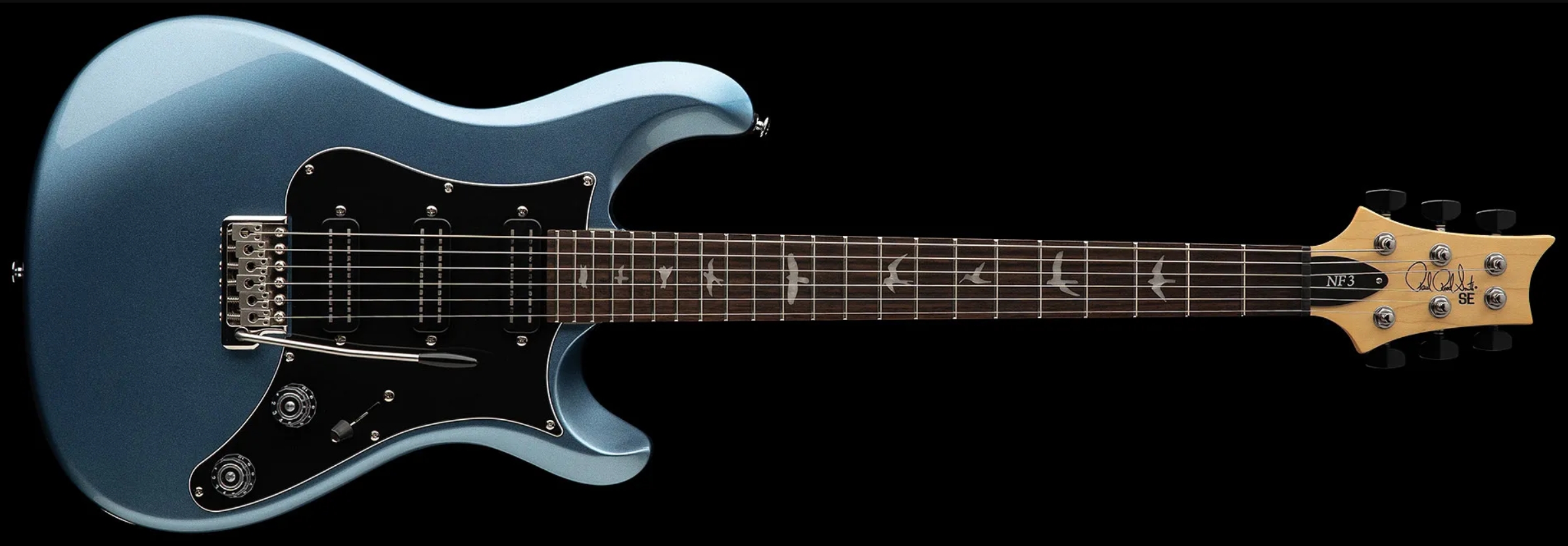 Prs Nf3 Se Bolt-on 3h Trem Rw - Ice Blue Metallic - Guitare Électrique Single Cut - Variation 2