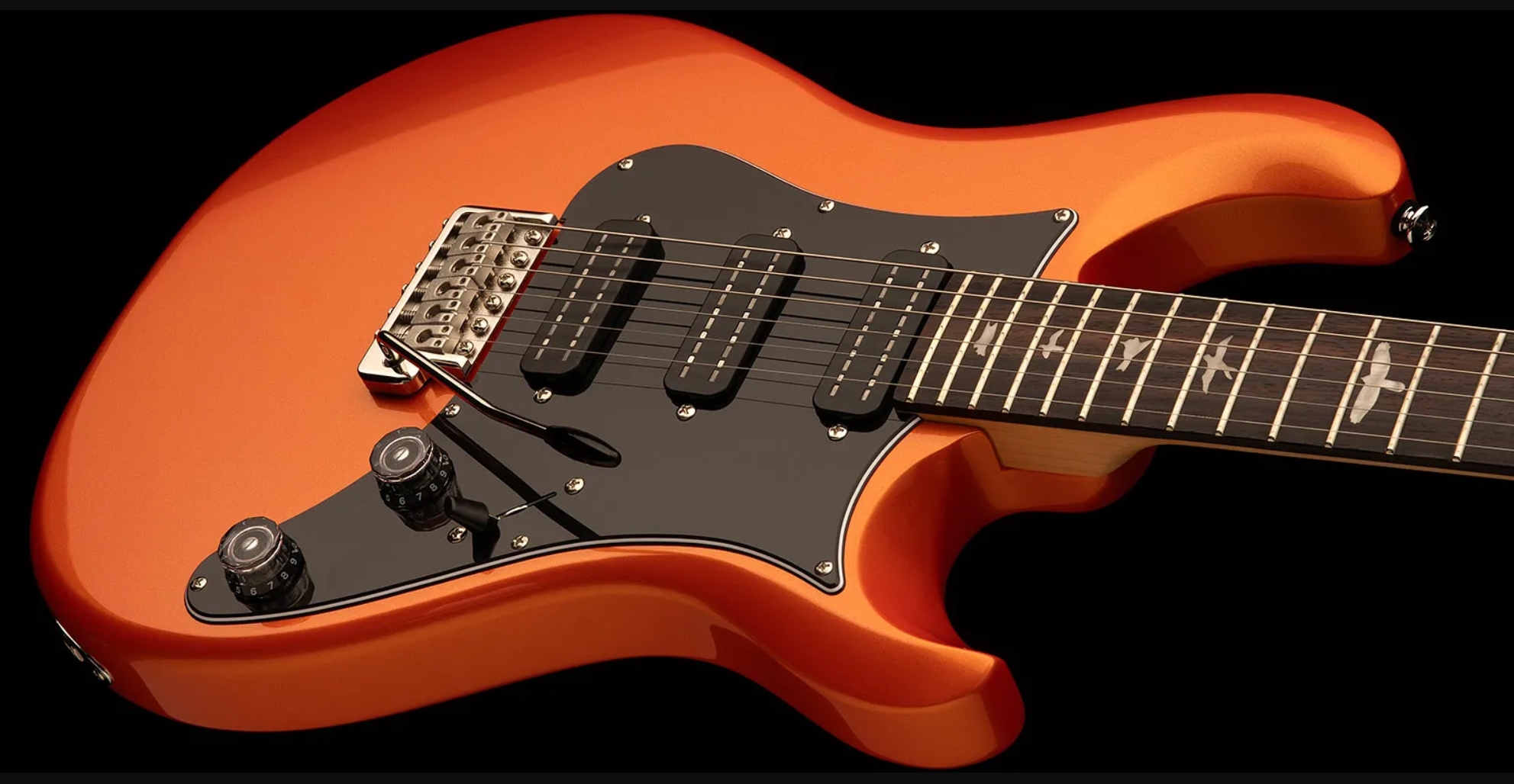 Prs Nf3 Se Bolt-on 3h Trem Rw - Metallic Orange - Guitare Électrique Single Cut - Variation 3