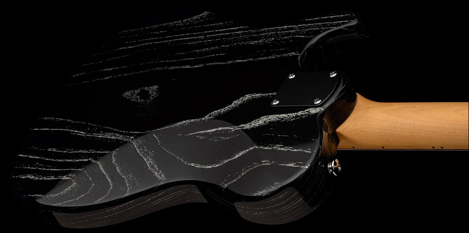 Prs Nf53 Se 2mh Ht Mn - Black Doghair - Guitare Électrique Forme Tel - Variation 7