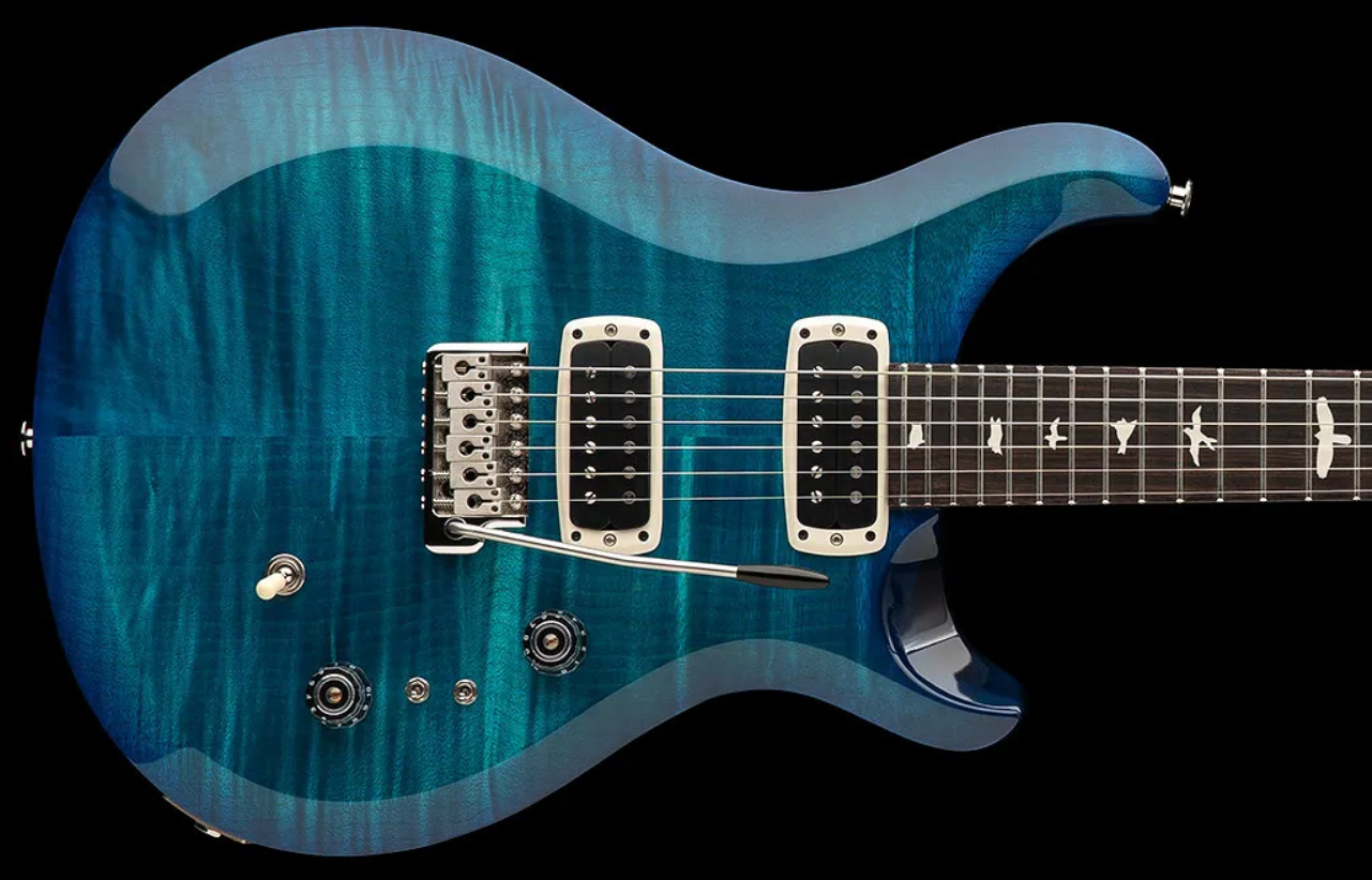 Prs S2 Custom 24-08 Usa 2h Tci Trem Rw - Lake Blue - Guitare Électrique Double Cut - Variation 2