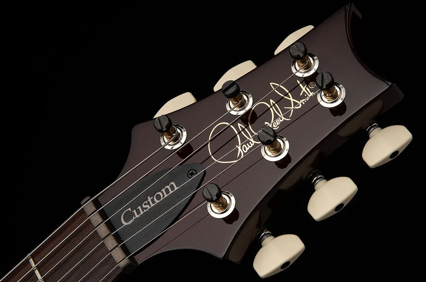 Prs S2 Custom 24-08 Usa 2h Tci Trem Rw - Dark Cherry Sunburst - Guitare Électrique Double Cut - Variation 4