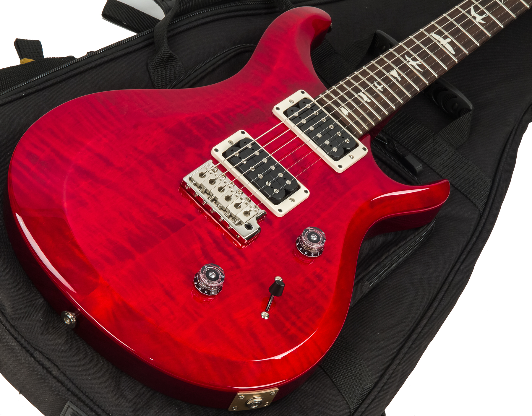 Prs S2 Custom 24 Usa Hh Trem Rw - Scarlet Red - Guitare Électrique Double Cut - Variation 1