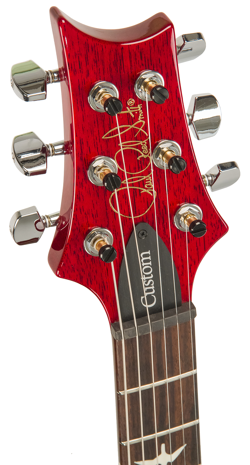 Prs S2 Custom 24 Usa Hh Trem Rw - Scarlet Red - Guitare Électrique Double Cut - Variation 4