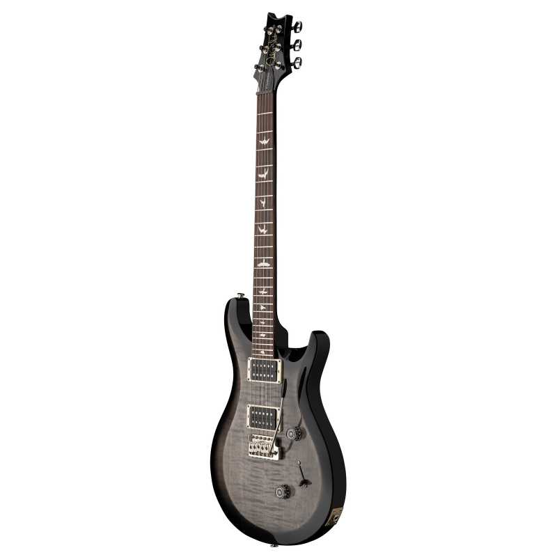 Prs S2 Custom 24 Usa 2024 Hh Trem Rw - Faded Gray Black Burst - Guitare Électrique Double Cut - Variation 1