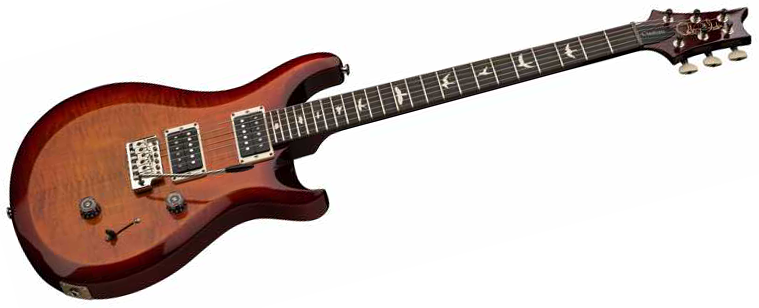 Prs S2 Custom 24 Usa 2h 85/15 Ht Rw - Dark Cherry Sunburst - Guitare Électrique Double Cut - Variation 1